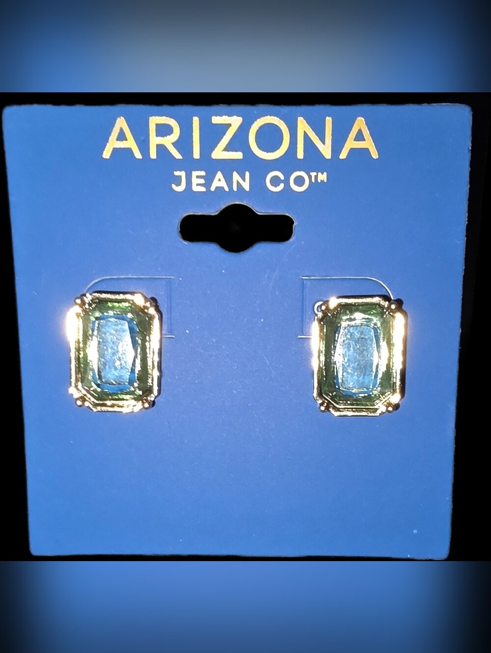 Emerald-Cut Stud Earrings